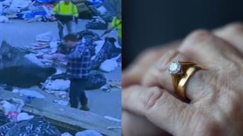 Heroik, Pria Ini Bongkar 20 Ton Sampah di TPS demi Temukan Cincin Kawin Istri