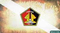 Persik Kediri Logo (Bola.com/Adreanus Titus)
