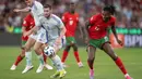 Hingga akhir babak pertama, Portugal tertinggal 0-1 dari Skotlandia. (Patricia DE MELO MOREIRA/AFP)