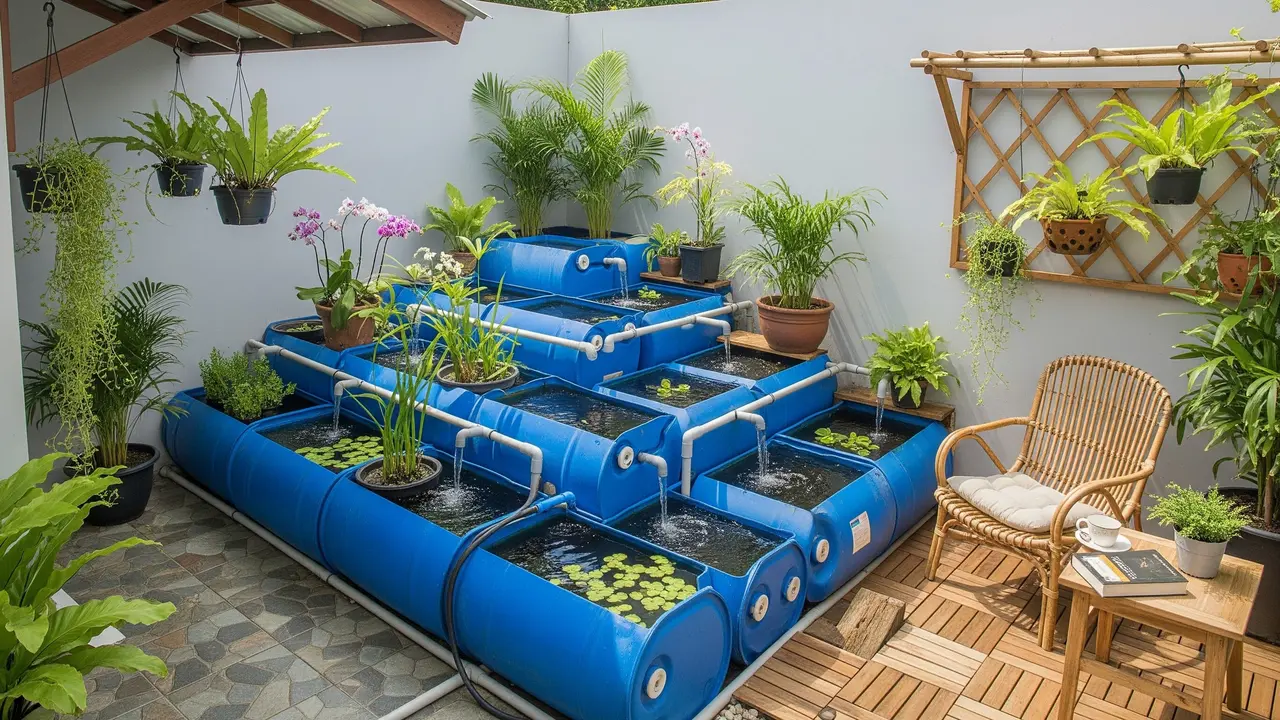 Model Teras untuk Budidaya Ikan Air Tawar di Rumah