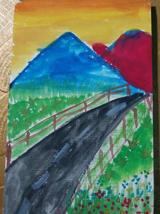 6 Potret Lukisan Pemandangan Netizen Ini Bikin Senyum, Bak Punya Anak SD