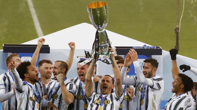 FOTO: Bungkam Napoli, Juventus Jadi Jawara Piala Super Italia