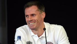 Mantan pemain Liverpool, Jamie Carragher. (AFP/Paul Ellis)