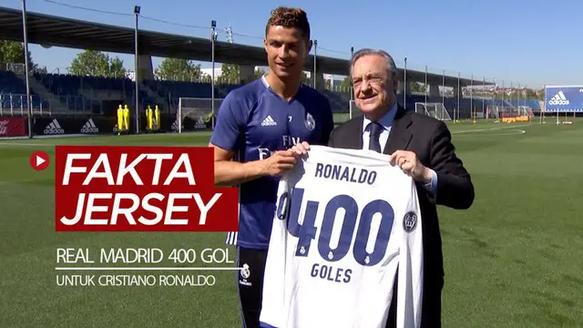 VIDEO: 3 Tahun Lalu, Hadir Fakta Menarik Jersey 400 Gol Real Madrid untuk Cristiano Ronaldo