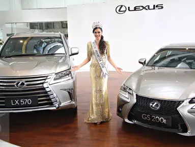 Lexus Indonesia meluncurkan dua model terbaru, LX 570 dan GS 200t, Jakarta, Selasa (1/3/2016). Lexus LX 570 dijual Rp 3,015 miliar. Sedangkan GS 200t Luxury dilego Rp 1,185 miliar dan GS 200t F Sport Rp 1,245 miliar. (Liputan6.com/Immanuel Antonius)