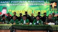 Partai Persatuan Pembangunan (PPP) akhirnya menggelar Rapat Pimpinan Nasional, Sabtu (19/04/14) (Liputan6.com/Johan Tallo)