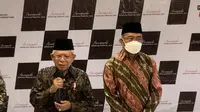 Wapres Ma'ruf hadiri acara Anugerah Revolusi Mental Tahun 2022 di Hotel Borobudur, Jakarta, Selasa (21/12/2022). (Foto:Liputan6/Delvira Hutabarat)