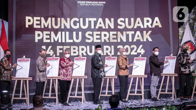 KPU Resmikan Tanggal Pemungutan Suara Pemilu Serentak 2024