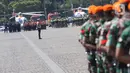 Apel dipimpin oleh Wakapolri Jenderal Agus Andrianto hingga Kasum TNI Letjen Bambang Ismawan. (merdeka.com/Arie Basuki)