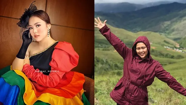 6 Beda Penampilan Jebolan D'Academy Pakai dan Tanpa Makeup, Bikin Pangling