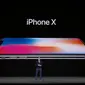 CEO Apple, Tim Cook saat peluncuran iPhone X, Rabu (13/9/2017). (Doc: Istimewa)