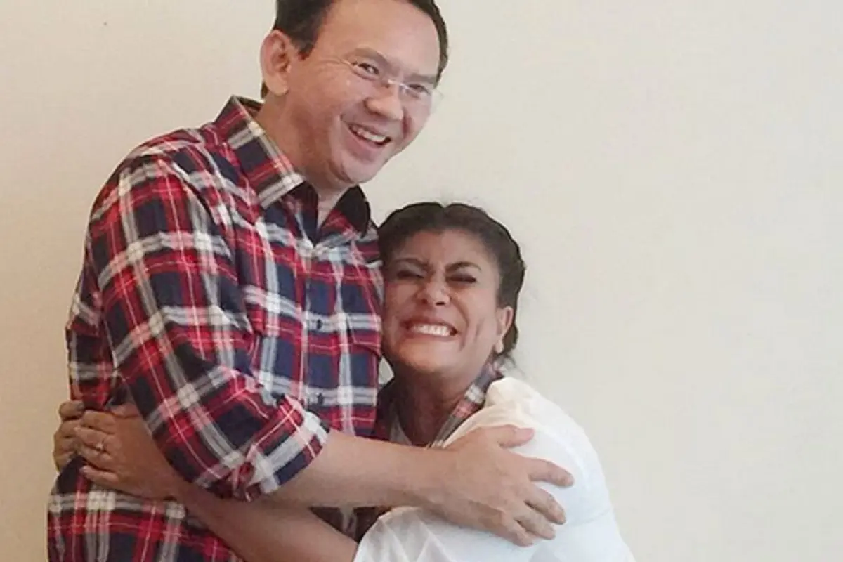 Ahok dan Regina Ivanova