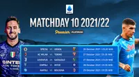 Jadwal dan Live Streaming Liga Italia Serie A Matchday 10 di Vidio Pekan Ini. (Sumber : dok. vidio.com)