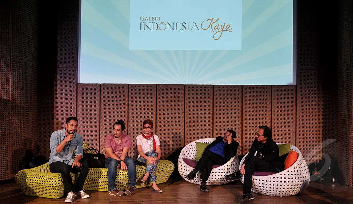 Suasana konferensi pers "Film and Art Celebration" (FILARTC) 2015, di Jakarta, Selasa, (17/3/2015). (Liputan6.com/Johan Tallo)