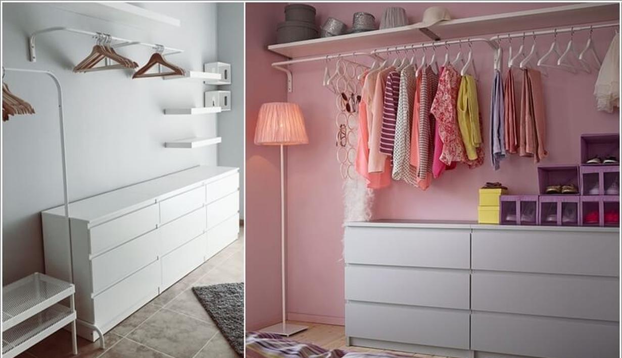 7 Ide Lemari  DIY Cocok Untuk  Kamar Sempit Anak  Kos  