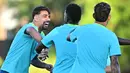 Pertemuan terakhir Brasil dan Uruguay terjadi pada Kualifikasi Piala Dunia pada Oktober 2013 lalu. Saat itu, Brasil kalah 0-2 dari Uruguay. (Frederic J. BROWN/AFP)