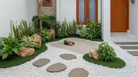 6 Desain Taman Kering untuk Lahan Sempit yang Membuat Rumah Terlihat Lebih Mewah dan Elegan
