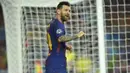 1. Lionel Messi (Barcelona) - 12 Gol (1 Penalti). (AFP/Lluis Gene)