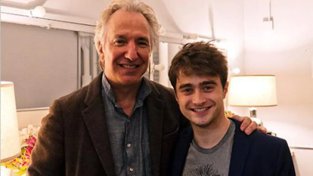 Alan Rickman-Daniel Radcliffe