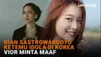 Mulai dari Dian Sastrowardoyo ketemu idola di Korea hingga Viot minta maaf di News Flash Showbiz Liputan6.com.