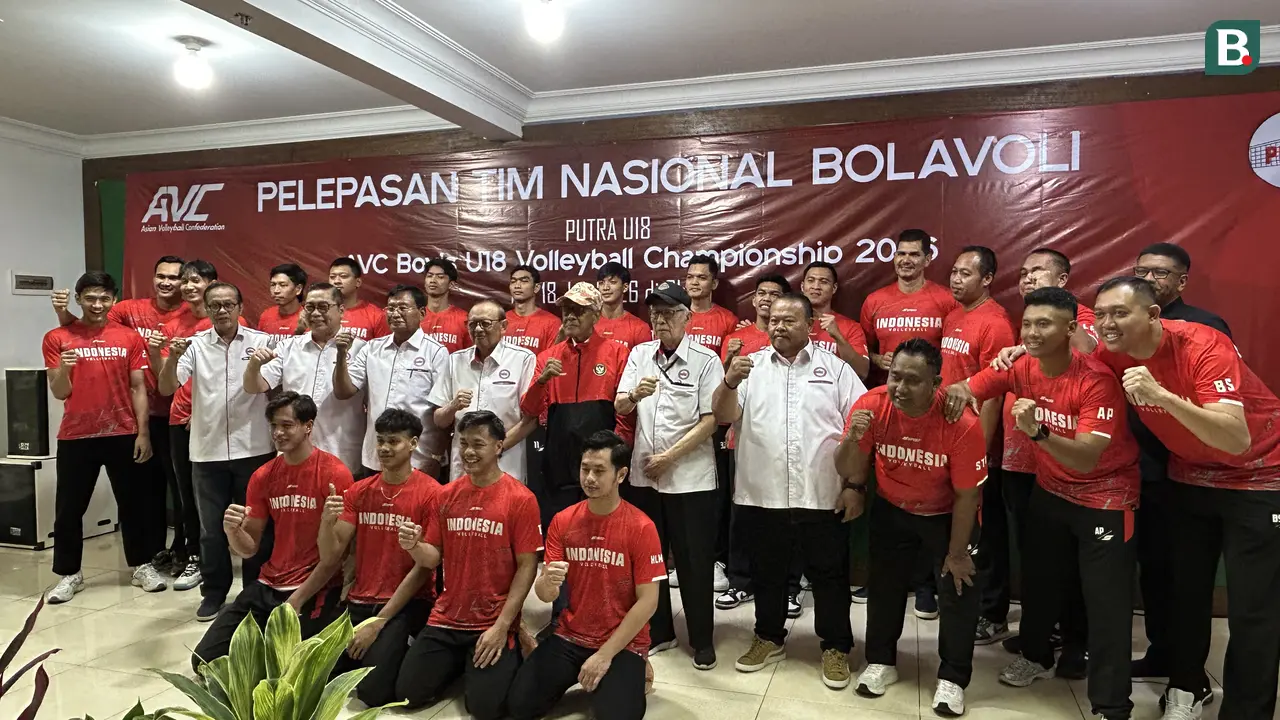 PBVSI secara resmi melepas Timnas Bola Voli Putra Indonesia