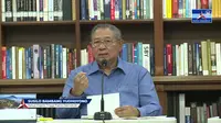 Ketua Majelis Tinggi Partai Demokrat Susilo Bambang Yudhoyono (SBY) mengajak kader partai berlambang mercy itu untuk menenangkan hati dan pikiran usai merasa ditelikung oleh bakal capres Anies Baswedan dan mitra koalisinya. (Youtube Partai Demokrat)