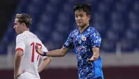Takefusa Kubo. Sayap Jepang berusia 20 tahun yang musim lalu memperkuat Getafe dengan status pinjaman dari FC Tokyo ini juga telah mencetak 3 gol. Ketiga gol dicetaknya di tiga laga, masing-masing 1 gol saat melawan Afrika Selatan, Meksiko dan Prancis. (Foto: AP/Martin Mejia)