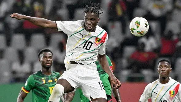 <p>Ilaix Moriba dipanggil Timnas Guinea U-23 untuk melawan Timnas Indonesia U-23 di play-off Olimpiade Paris. (Bola.com/Dok.AFP/Issouf SANOGO).</p>