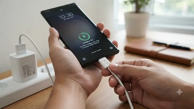 Mana yang Lebih Aman untuk Kesehatan Baterai HP, Charger Kabel atau Nirkabel?