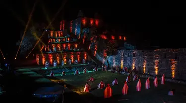 Pemandangan situs arkeologi Machu Picchu di Cusco, Peru, 1 November 2020. Benteng Inca Machu Picchu kembali dibuka pada 1 November 2020 setelah dibiarkan kosong selama hampir delapan bulan. (ERNESTO BENAVIDES/AFP)