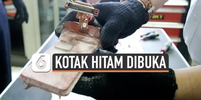 VIDEO: Ternyata Ini Isi Kotak Hitam Sriwijaya Air SJ182, Pahami Cara Ambil Datanya