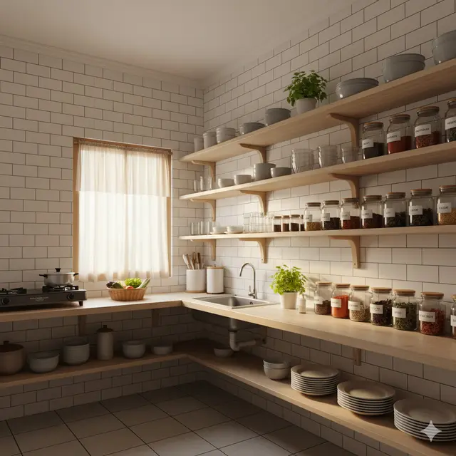 Model Dapur Minim Perabot