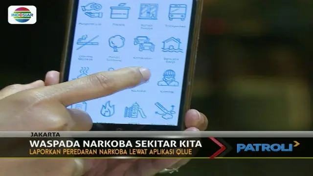 Satnarkoba Jakarta Selatan manfaatkan aduan warga tentang peredaran narkoba di aplikasi Qlue.