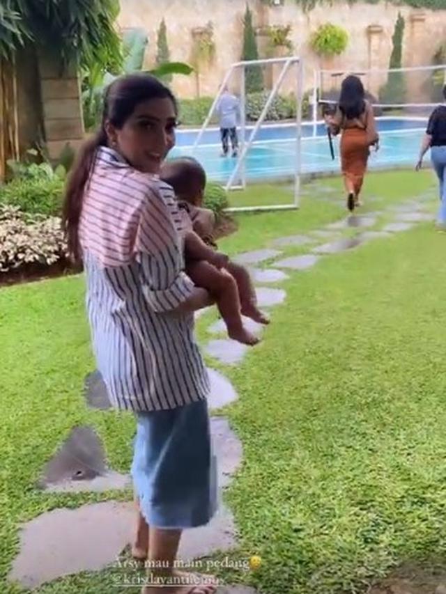 Ashanty di Rumah Krisdayanti