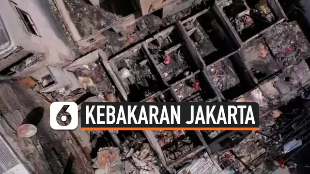 VIDEO: Korban Kebakaran di Tambora Tinggal di Tenda Pengungsian