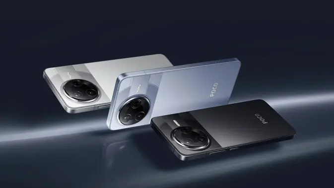 Tampilan Poco F7 Pro yang resmi diperkenalkan untuk pasar global. (Dok: Poco)