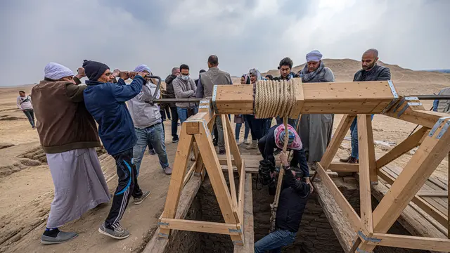 Lima Makam Kuno Ditemukan di Mesir