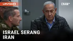 Ekspresi Wajah Netanyahu saat Detik-Detik Serangan ke Iran