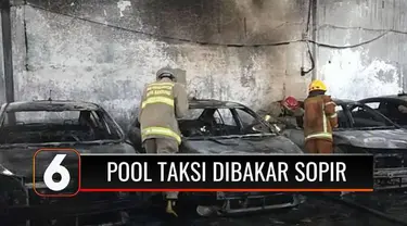 Kebakaran pool taksi di Cimahi, Jawa Barat, yang menghanguskan 30 mobil, diduga disengaja. Polisi telah mengamankan satu terduga pelaku yang merupakan sopir taksi, dengan barak bukti korek api serta bensin dalam botol.