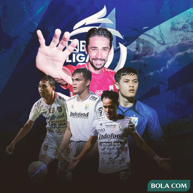 Liga 1 - Ricky fajrin, Novri Setiawan, Rahmad Irianto, Gavin Kwan, Alfreandra Dewangga