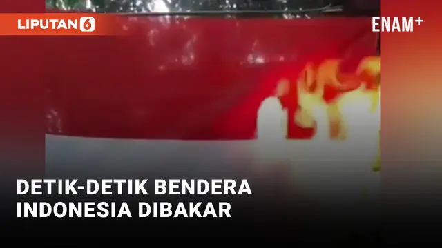 Bendera Indonesia Dibakar di Aceh