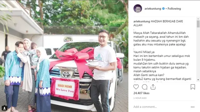 Arie Untung (Foto: Instagram)