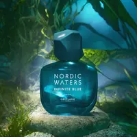 Oriflame hadirkan Nordic Waters Infinite Blue EDP yang membawa keharuman wewangian laut.