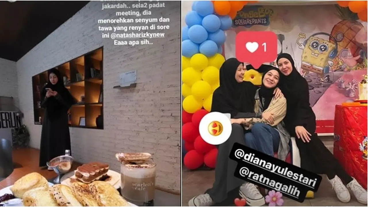 6 Potret Natasha Rizky Tetap Senyum Bareng Sahabat, Resmi Cerai dari Desta