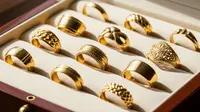 6 Model Cincin Emas untuk Usia 50 Tahun ke Atas, Sederhana tapi Terlihat Mewah