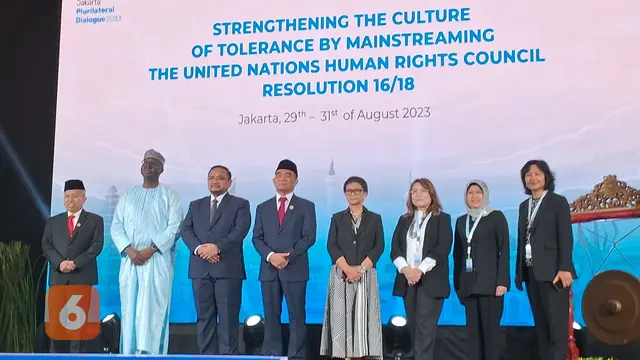 Pembukaan acara Jakarta Plurilateral Dialogue di Jakarta, 29 Agustus 2023.