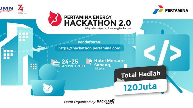 Besok, Pertamina Energy Gelar Hackathon 2.0 Berhadiah Ratusan Juta Rupiah. Sumber: hackathon.pertamina.com