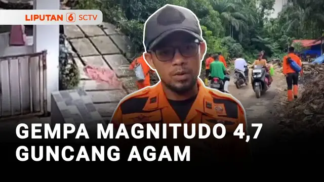 Gempa Magnitudo 4,7 Guncang Agam