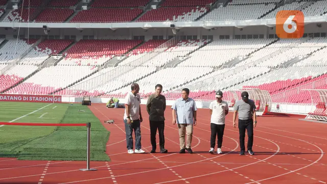 Foto: Jelang Laga Timnas Indonesia Vs Irak, Erick Thohir Inspeksi Kesiapan Stadion GBK
