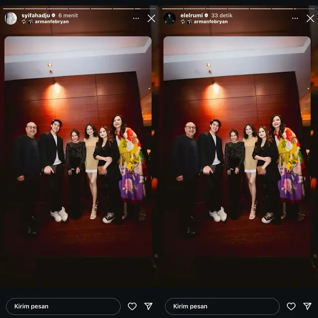 6 Potret Syifa Hadju Bertemu Maia Estianty di Gala Premiere Film Dokumenter Rossa